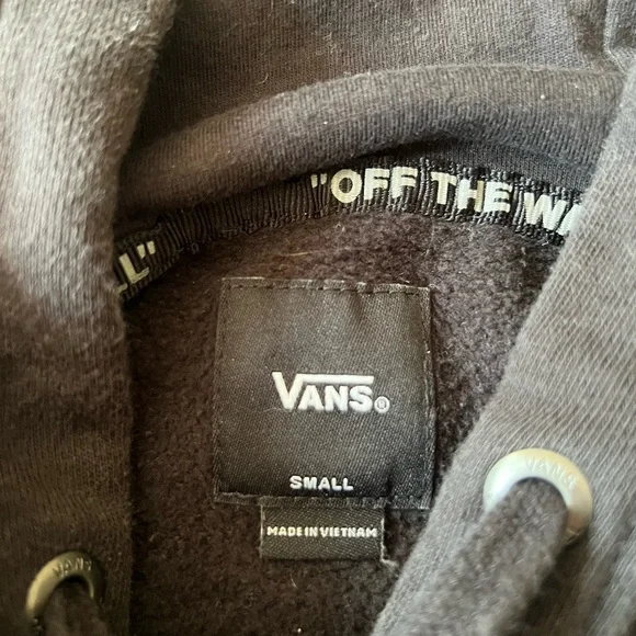 Vans Men's Black Hoodie Sweater - Picture 4 of 4